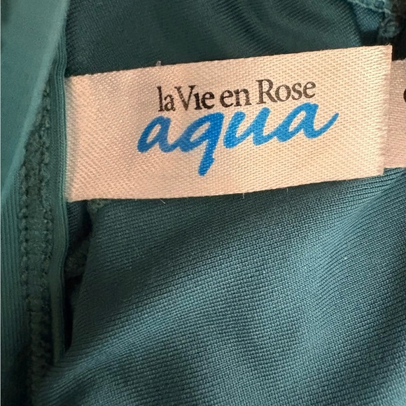 La Vie En Rose Blue Triangle Bikini Set - Picture 4 of 5